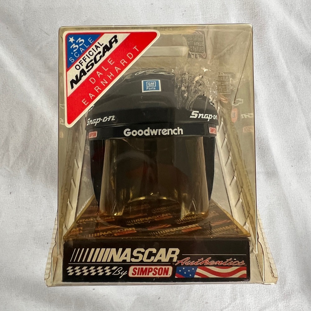 Collectors Dale Earnhardt NASCAR Authentics Simpson .33 Scale Replica Helmet